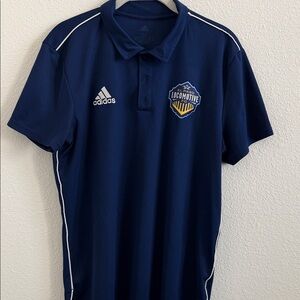 Adidas El Paso Locomotive Navy Blue Men's Polo